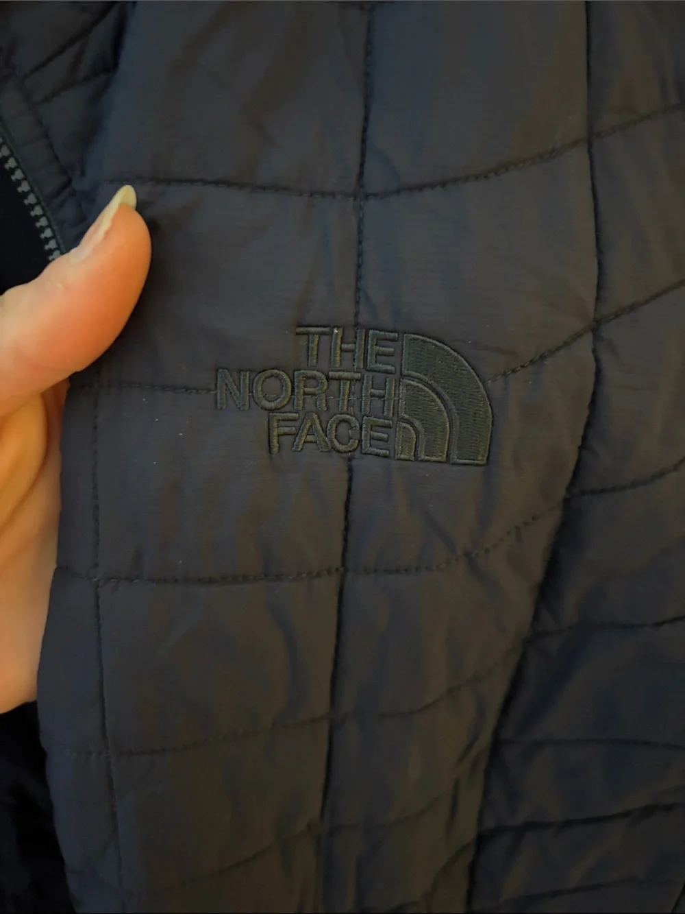 The North Face Quilted Puffer Jacket - Dark navy Blue
